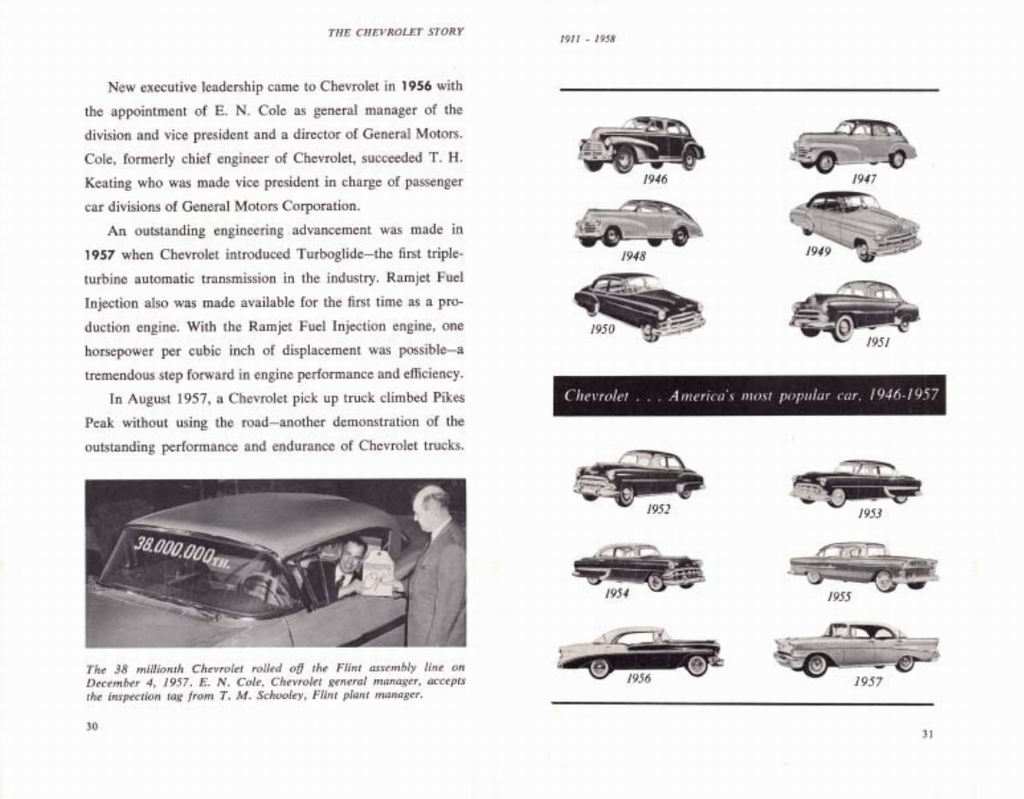 The Chevrolet Story - Published 1958 Page 20